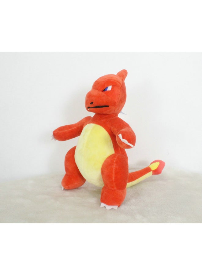 7-8 Inch Pet Elf Cute Frog Lotus Leaf Mary Sea Lion Ball Puffy Fatty Six Tail Water Leaping Fish Toy/plush Doll-Color:Fire Dinosaur-Height:15-18 Inch  - Image 1