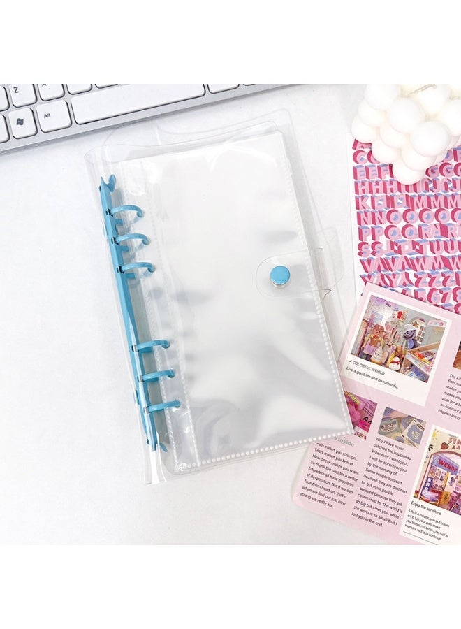 Unity South Korea Polaroid Photo Album A6 Transparent Loose-leaf Couple 3 Inch Photo Love Bean Album Small Card Sticker Storage Book - Image 1