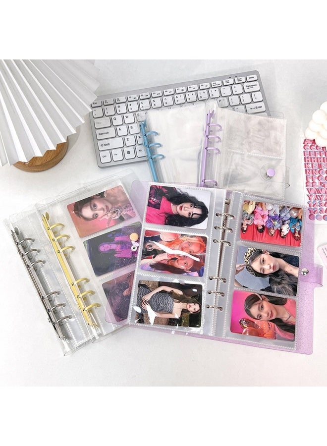 Unity South Korea Polaroid Photo Album A6 Transparent Loose-leaf Couple 3 Inch Photo Love Bean Album Small Card Sticker Storage Book - Image 4