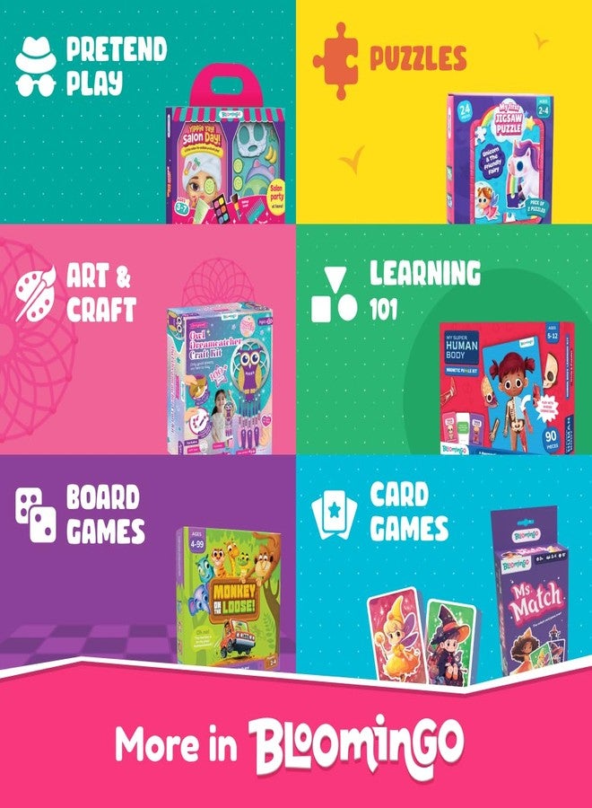 Bloomingo Yippie Yay! Salon Day | Engaging Roleplay Activity for Kids Age 3–7 | Develop Creativity, Social Imagination & Motor Skills While Styling Characters with 18+ Accessories - Image 4