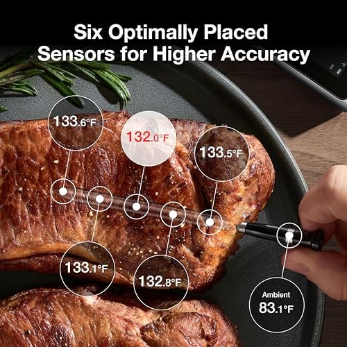 Typhur Sync WiFi Wireless Meat Thermometer Digital, 2 Probes, Smart Base, LCD Display, Unlimited Range, Bluetooth 5.4, Improved Stability, NIST-Certified Accuracy, BBQ, Grill, Smoker, Oven, Kitchen - Image 5
