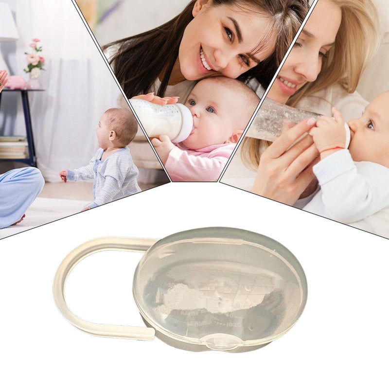 Yellow Hygienic Soother Travel Case PP Durable Transparent Storage Box For Kids Lightweight 1 Pack 22g - Image 5