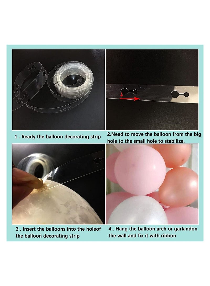 SYOSI Blue Balloon Arch Garland Kit, Silver Balloons and Silver Confetti Latex Balloons for Kids Family Wedding Birthday Party Supplies, Blue Party Balloons for Party Background Decorations - Image 3