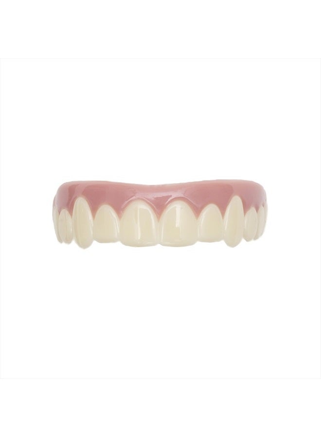 Imako Premium Cosmetic Teeth - 1 Pack - Small, Natural White - Upper Veneers - Custom Fit at Home, DIY Smile Makeover - Made in USA - Image 1