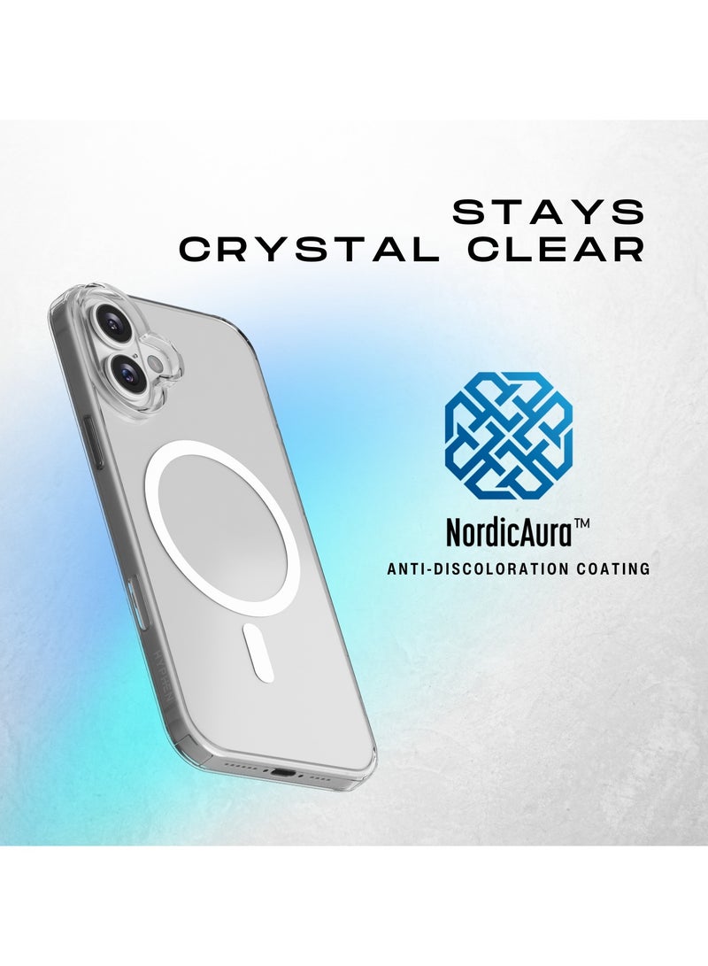 HYPHEN AIRE MagSafe Clear Case - iPhone 16 Plus - 6.7
Military Grade Drop-Tested Case Clear - Image 3