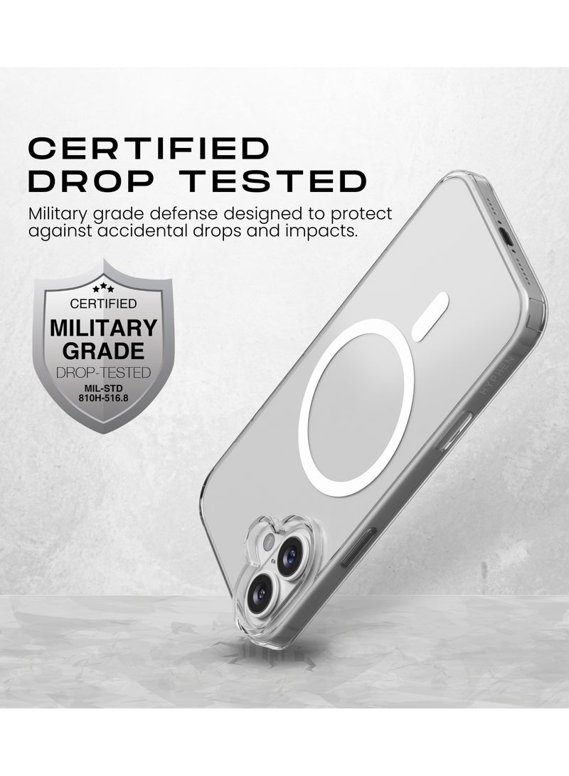 HYPHEN AIRE MagSafe Clear Case - iPhone 16 Plus - 6.7
Military Grade Drop-Tested Case Clear - Image 5