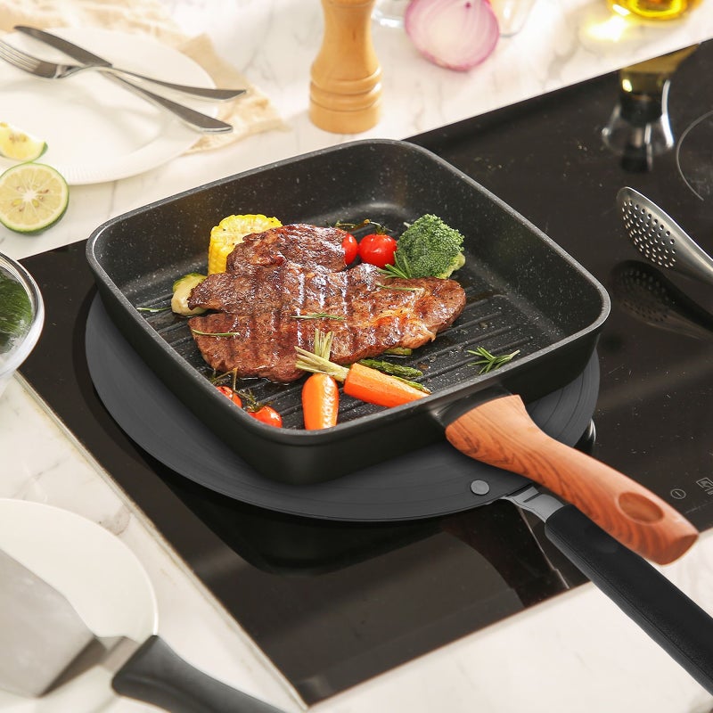 1 Pc Pot Plate Cooker Heat Conduction Plate with Handle (Black) - Image 3