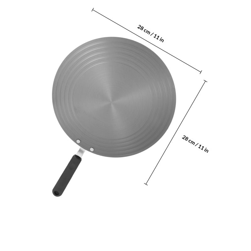 1 Pc Pot Plate Cooker Heat Conduction Plate with Handle (Black) - Image 2