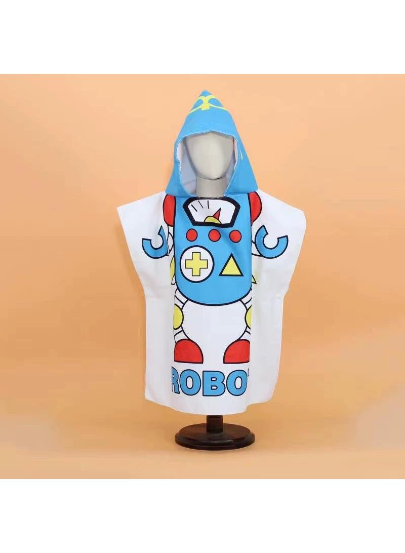 Y&D 60*120cm Printed Quick Drying Hooded Soft Bath Towel - Image 1