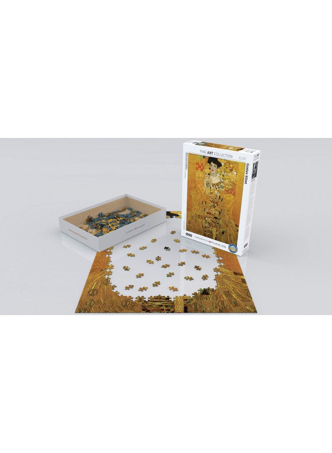 EuroGraphics Portrait of Adele Bloch Bauer by Gustav Klimt 1000 Piece Puzzle (6000-9947) - Image 3