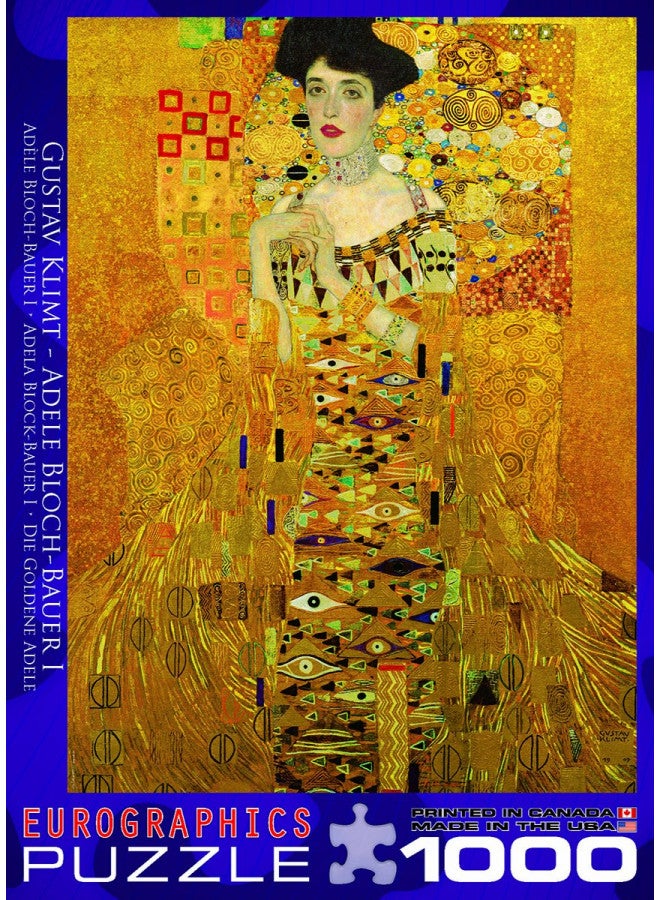 EuroGraphics Portrait of Adele Bloch Bauer by Gustav Klimt 1000 Piece Puzzle (6000-9947) - Image 4