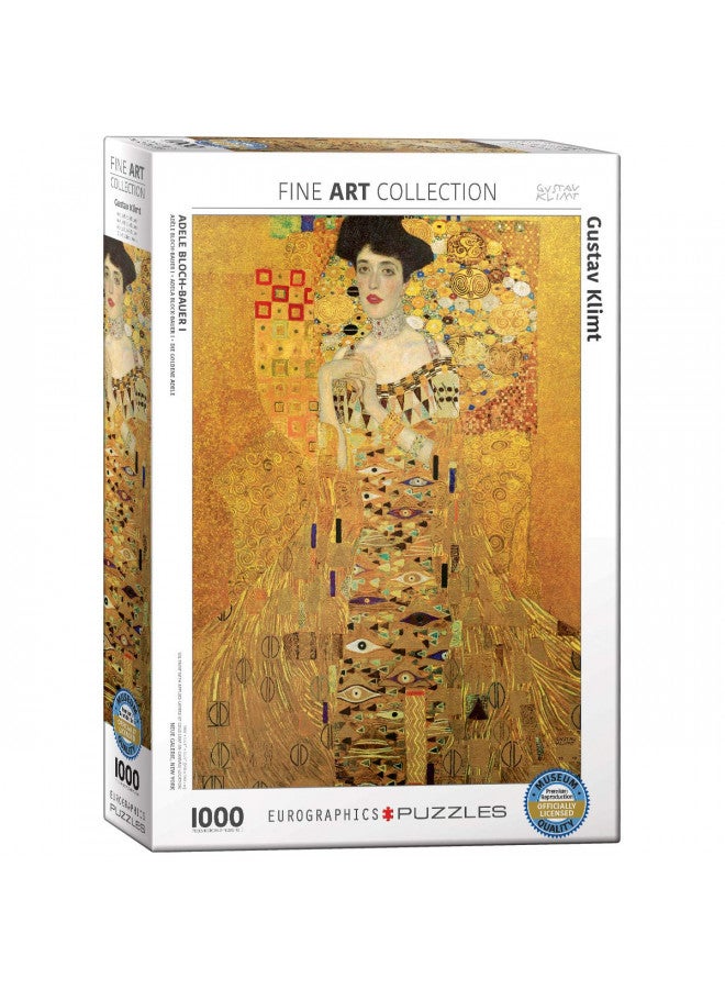 EuroGraphics Portrait of Adele Bloch Bauer by Gustav Klimt 1000 Piece Puzzle (6000-9947) - Image 1