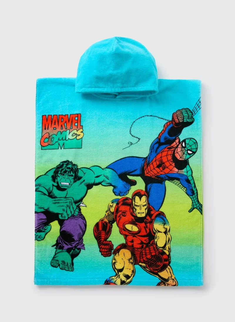 Matalan Marvel Boys Multicolour Poncho