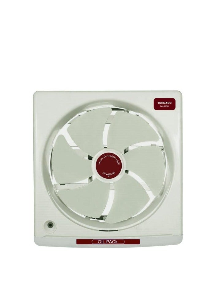 TORNADO Kitchen Ventilating Fan 25 cm Oil Drawer Creamy TVH-25CM
