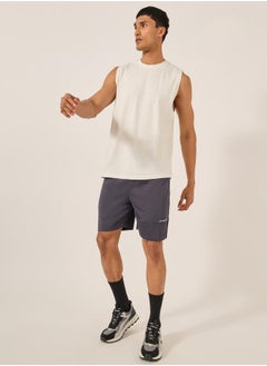 Styli Graphic Back Print Drop Armhole Sleeveless T-Shirt  - Image 2