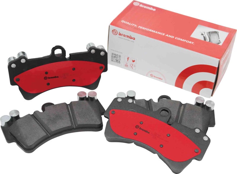 Brembo مجموعة وسادات فرامل قرص السيراميك الأمامية بريمو P37017N دوج/جيب OE# 00K68052369AA - Image 1