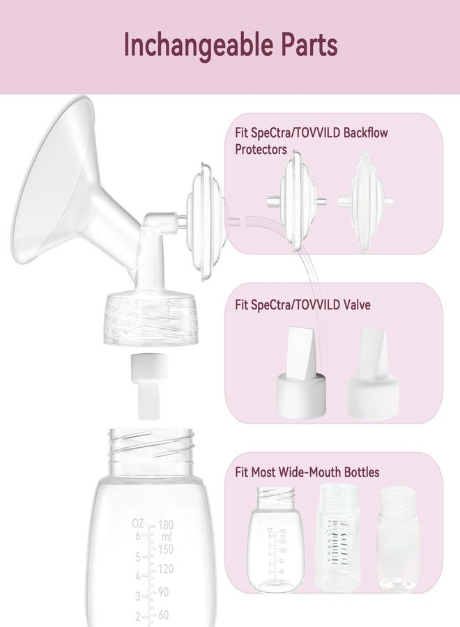 TOVVILD Flange 18mm Compatible for Spectra S1 S2 Breast Shield, Replacement Pump Parts Compatible with Motif Luna Accessories - Image 3