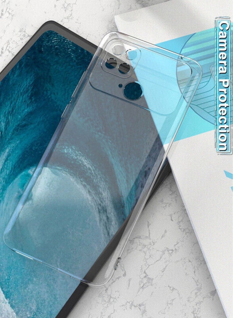 Techie Xiaomi Poco C40  TPU soft corner ultra slim clear case Shockproof anti fingerprint transparent protective back cover - Image 3