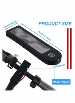 Generic Scooter Replacement Part Accessory Waterproof Silicone Cover Dust Proof Dashboard and 3 Pieces Rubber Vibration Dampers for Xiaomi Mijia M365/ M365 Pro Scooter  - Image 2