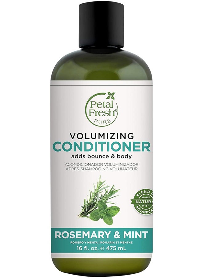 Petal fresh - Petal Fresh Pure Volumizing Conditioner, Rosemary & Mint, Adds Bounce & Body, 475Ml - Image 1