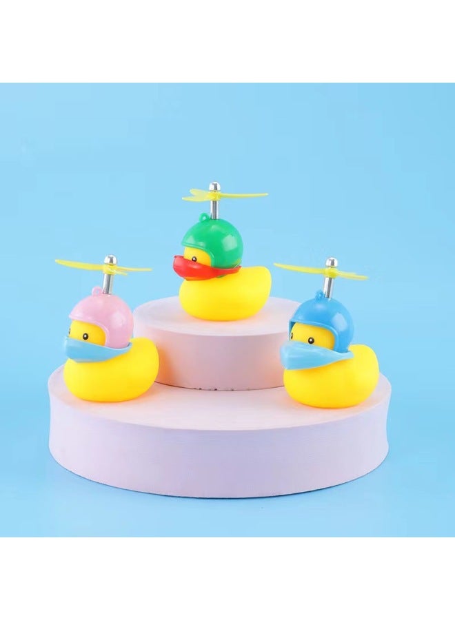 Neighborhood Product No.8 Little Yellow Duck Helmet Bamboo Dragonfly Cyber Celebrity Broken Wind Duck Car Toy Social Duck Sunglasses Necklace-Color:Black Sunglasses - Image 4