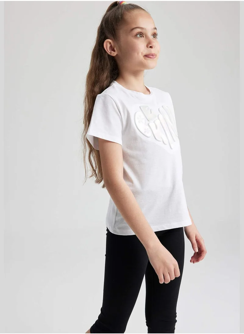 ديفاكتو Girl Knitted Short Sleeve Body