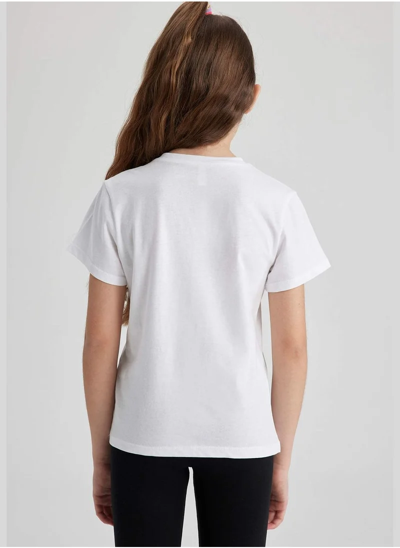 ديفاكتو Girl Knitted Short Sleeve Body