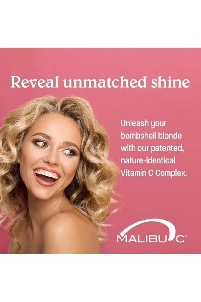 Malibu C NP Malibu Blondes® Enhancing Shampoo Net 1 liter / 33.8 fl. oz. - Image 5