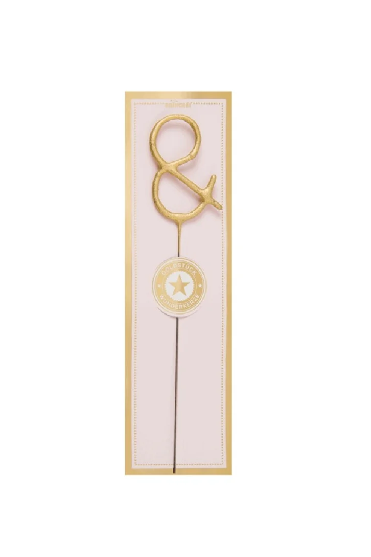 Wondercandle Gold Sparkler Candle  &
