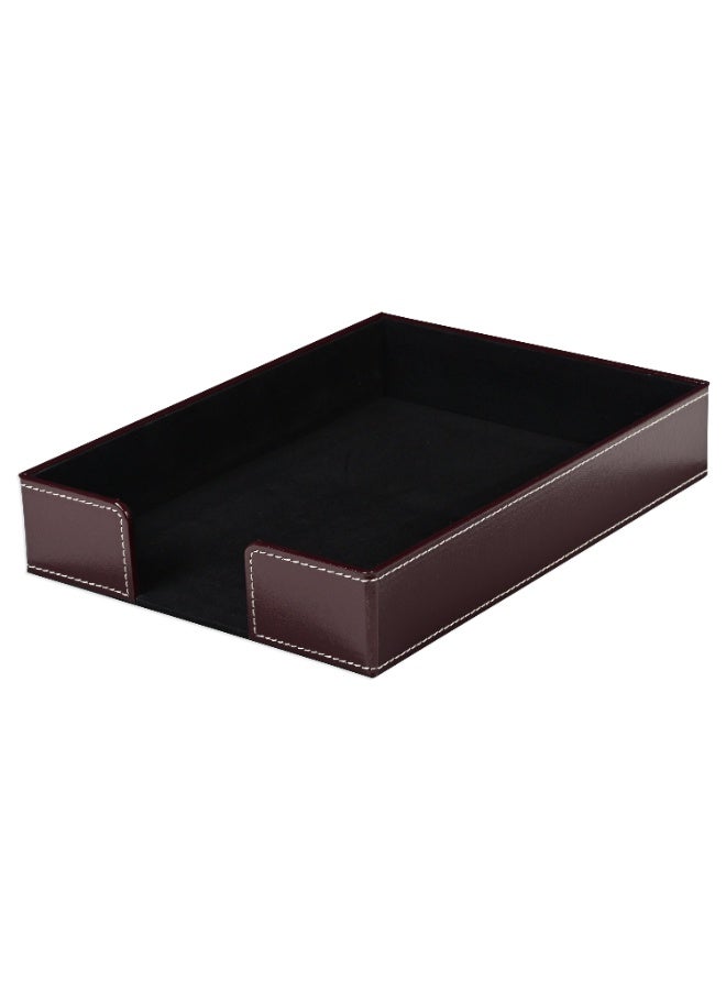 FIS طقم مكتب تنفيذي، مواد جلدية ألمانية، مجموعة من 10 قطع، لون بورغندي، معبأة في صندوق هدايا-FSDSEXBL231BU - Image 4