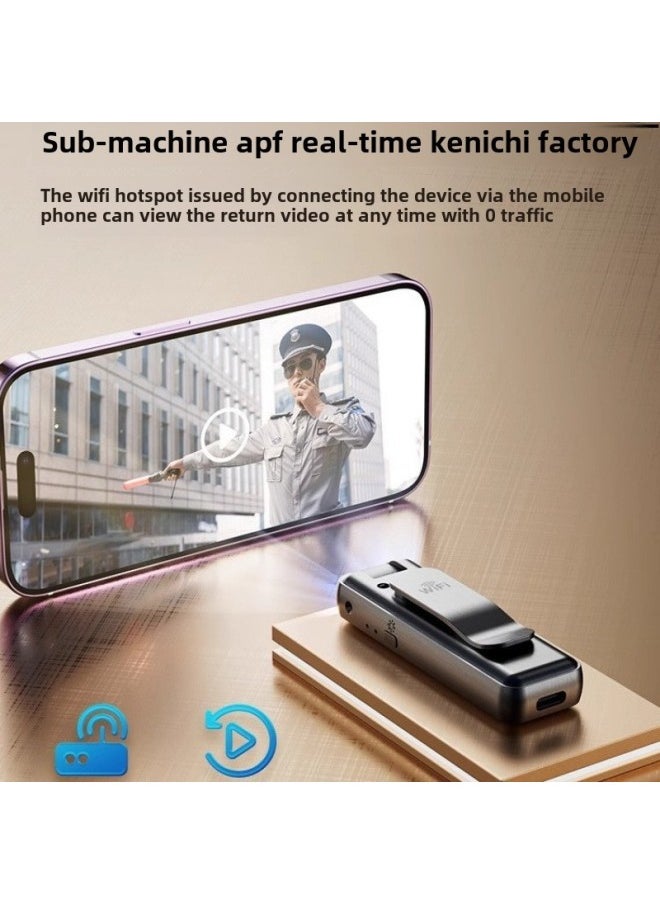 The Recorder Recording Pen Remote Monitoring With Video Recording Machine Camera HD Sports Camera-Body Color:Flagship Wifi Version + 128g Card [real-time Viewing On Mobile Phone + Audio And Video Synchronization + Ultra-clear Night Vision