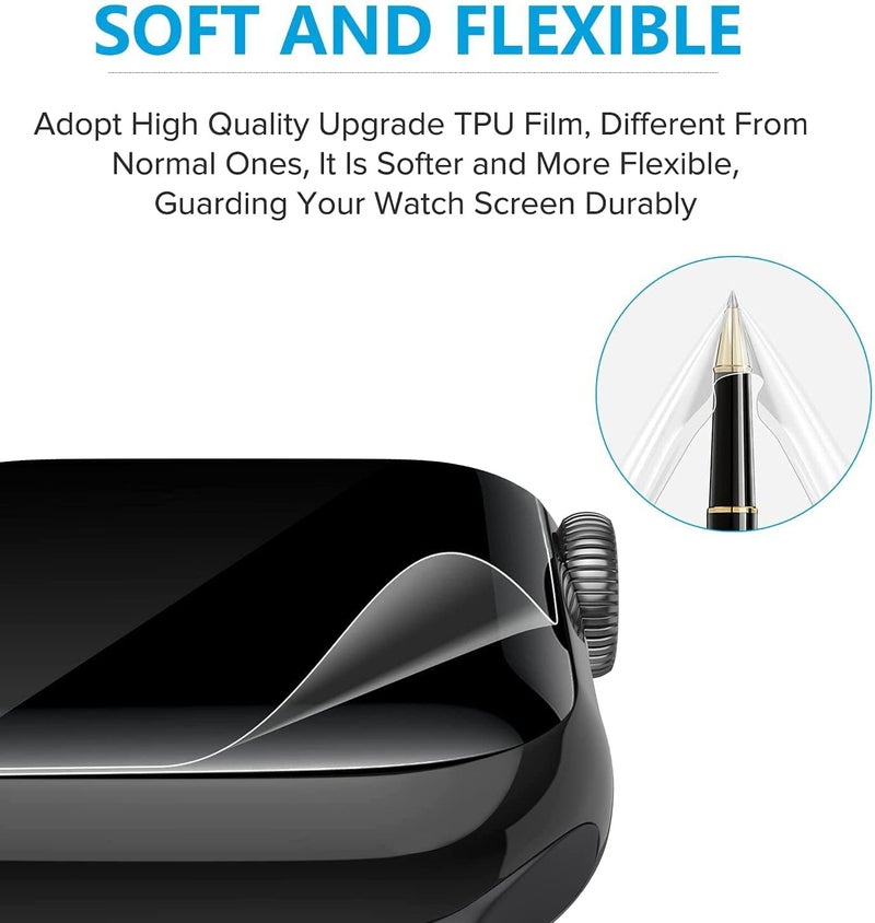 DAMDAM Noise ColorFit Pro 5 Max Smartwatch Screen Protector Guard For Noise ColorFit Pro 5 Max Smartwatch 1.96" (Not A Tempered Glass) (PACK OF 3PC) - Image 3
