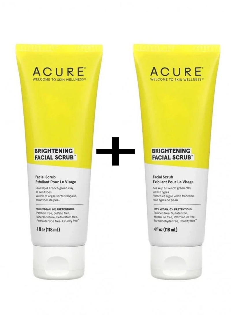 Acure Brightening Facial Scrub 118ml  - Image 1