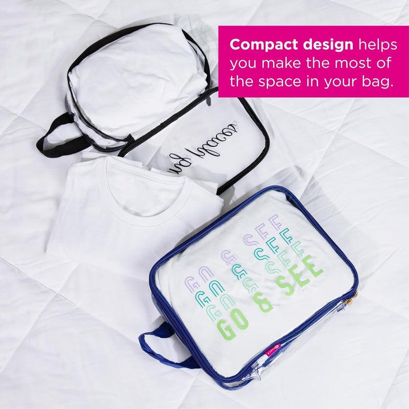 Miamica 3Piece Packing Cubes RedGreenBlue  Includes One Large One Medium and One Small Suitcase Organizer  Lightweight Durable Design - Image 4