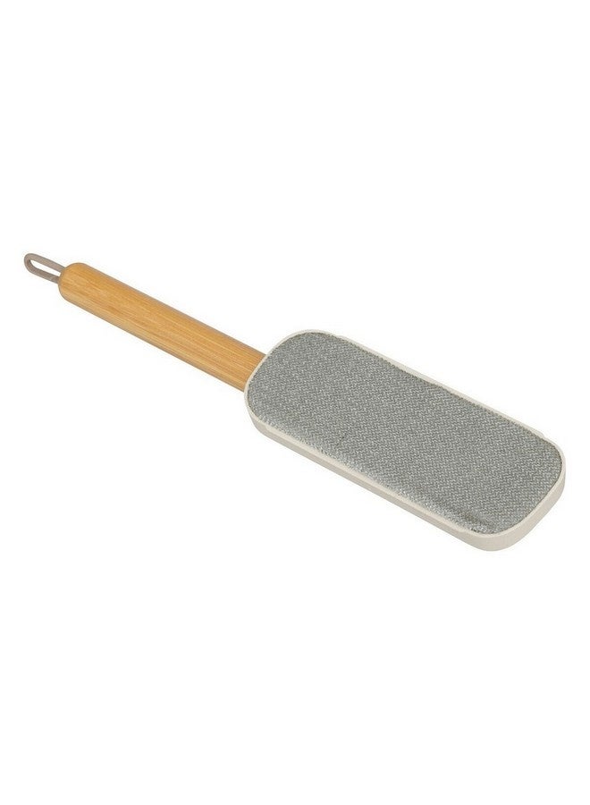 Five Simply Smart Durable Bamboo Handle Textile Brush Grey and Beige 4 x 7.3 x 34.5 cm 206724 - Image 3
