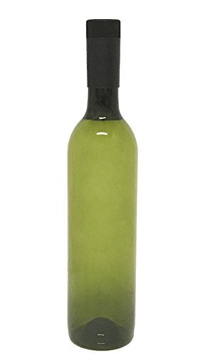nicebottles Plastic Wine Bottle  Screw Cap Green 750ml