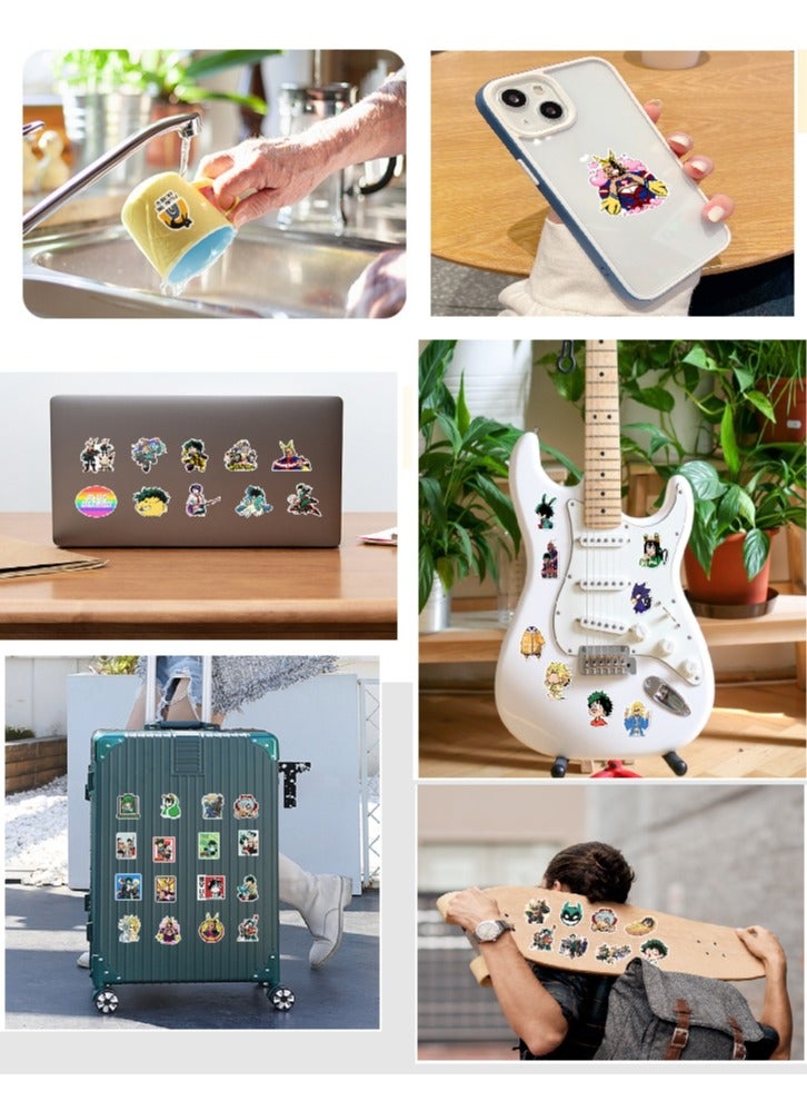 100Pcs Waterproof Stickers for Water Bottle, Laptop, Skateboar,d Computer, Phone.Cute Cartoon Stickers for Kids Teens - Image 3