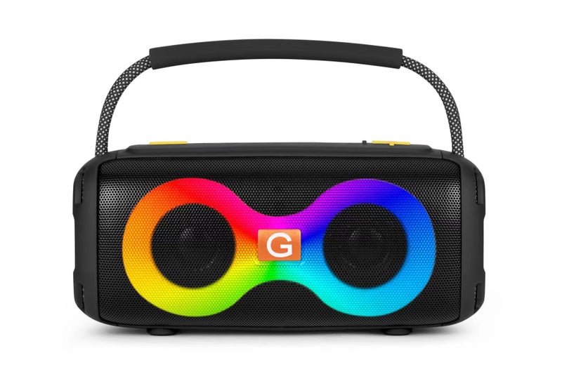 New Wireless Bluetooth Subwoofer Audio With Colorful Lights Outdoor Portable High Volume - Image 1