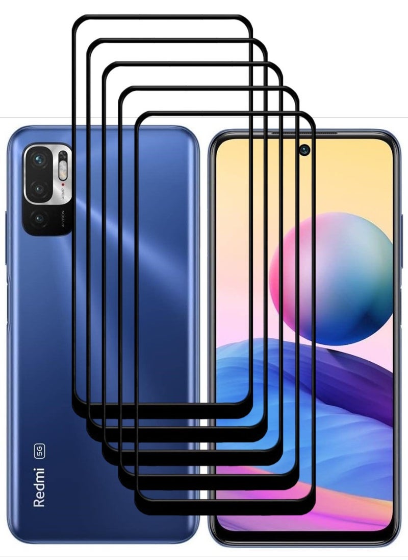 ACLIX 5 Pieces Antistatic ESD Dustproof Premium Quality High Definition Tempered Glass Screen Protector Designed For Xiaomi Redmi Note 10 5G - Image 1