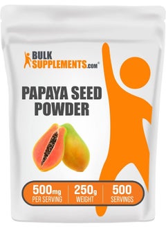 BULKSUPPLEMENTS.COM Bulksupplements Pure Papaya Seed Powder (250 Grammes)  - Image 1
