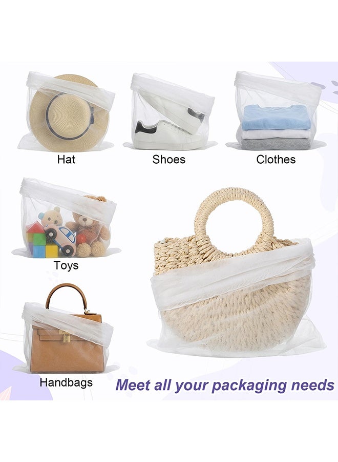 10 Pcs 48x32cm Non-Woven Drawstring Dust Bags, Multi-Purpose Travel Storage Organizer for Handbags, Purses, Shoes & Boots - Image 3