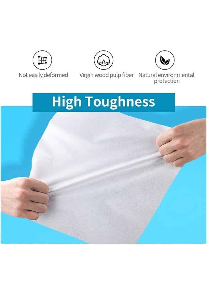 Bird Cage Liner Papers, 100 Pcs Sheets Non Woven Bird Cage Liners for Pet Bird, Large Size Bird Cage Liner Papers for Parrot, Disposable Cage Paper Liners Precut Absorbent Cushion Pad Mat - Image 3