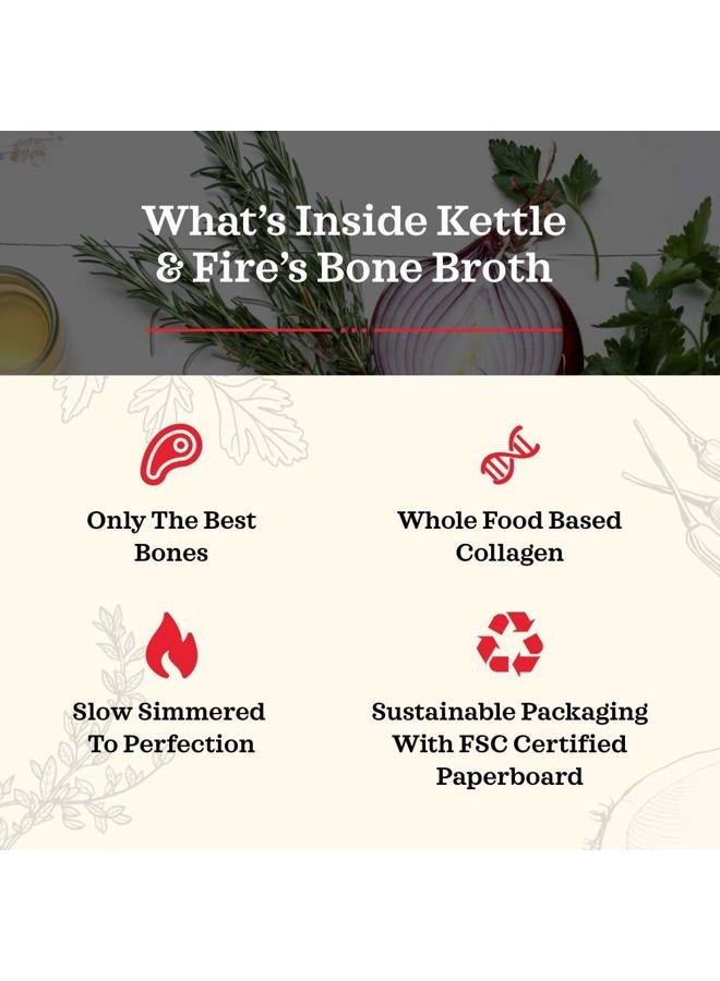 Kettle & Fire Kettle And Fire Broth Mushroom Chicken Bone, 16.9 OZ - Image 4