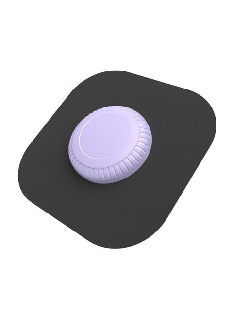Suitable For Airtag Protective Cover Apple AirTag Tracker Anti-lost Device Paste Style Locator Protective Cover-Color:Purple