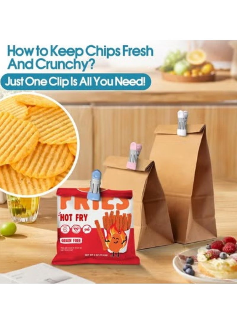 Waterproof Colorful Clothespins 2 lb. Capacity Heavy Duty Plastic Pins, Clothes Pins Colored for Crafts, Laundry, Drying, Clotheslines, Chip Clips & Home Organization | Air-Drying Clothing Pin 24pcs - Image 5