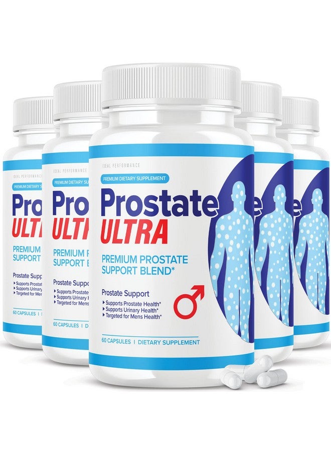 IDEAL PERFORMANCE (5 Pack) Prostate Ultra Supplements for Men Prostate Health Formula (300 Capsules)