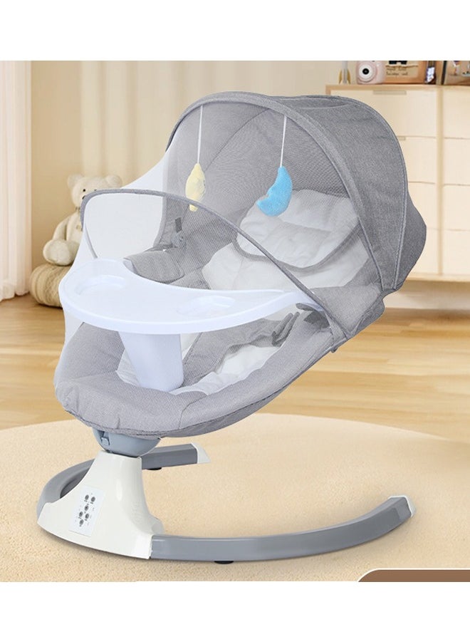 4 in 1 Multi-Functional Baby Swing Bluetooth Baby Rocker with Food Tray ,Baby Swings for Infants to Toddler