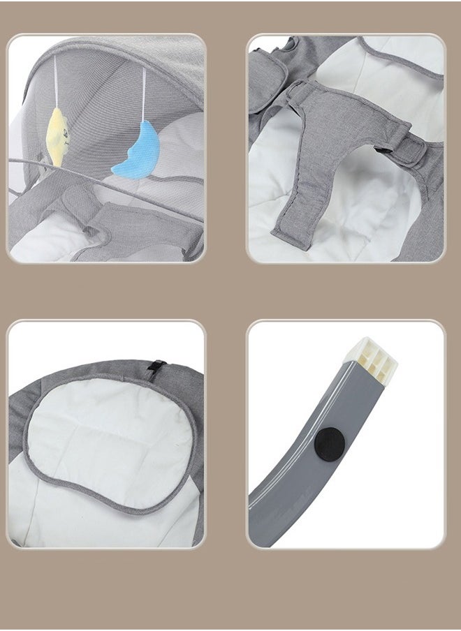 4 in 1 Multi-Functional Baby Swing Bluetooth Baby Rocker with Food Tray ,Baby Swings for Infants to Toddler