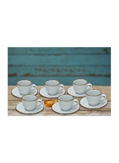 Tognana Set 6 Coffee Cup & Saucer     Naturalia  - Image 1