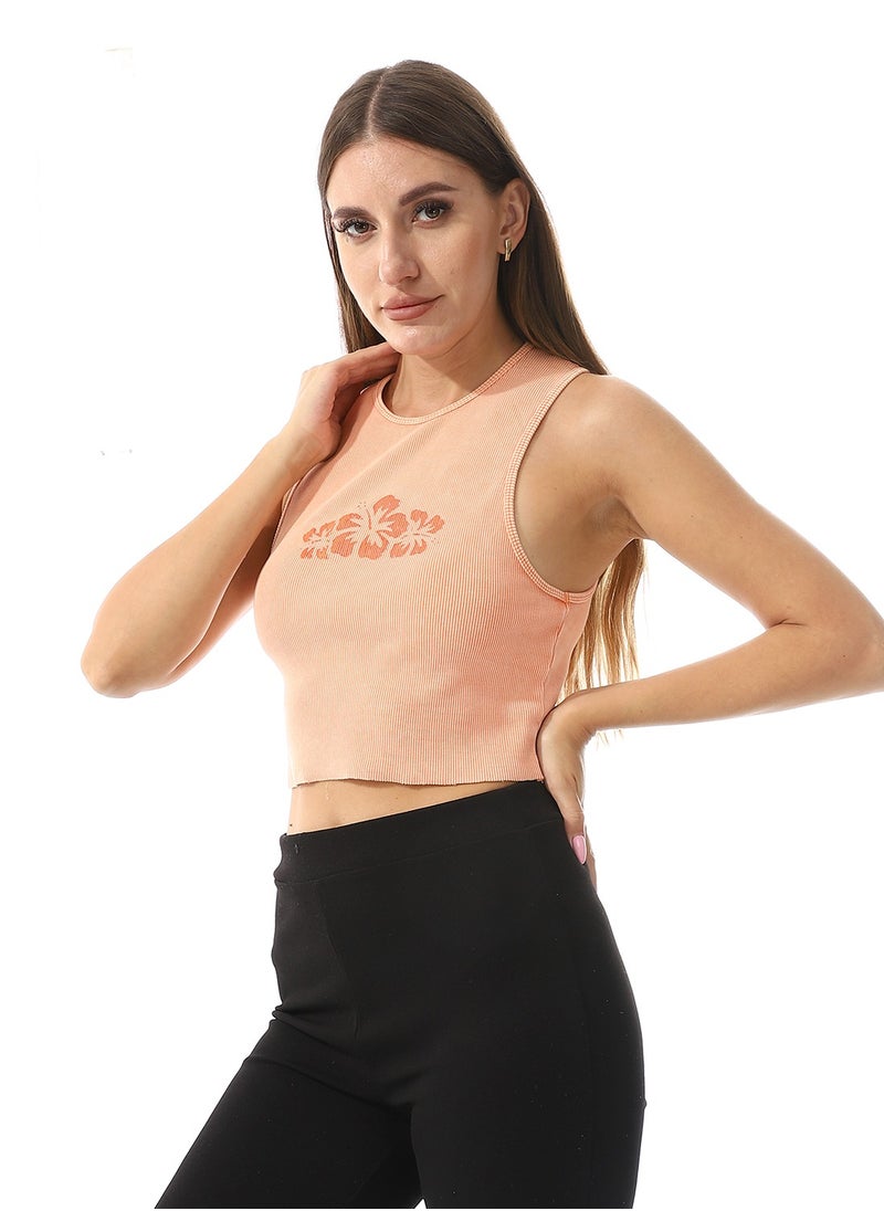 MERCH Top cut with a print on the chest  - Image 2